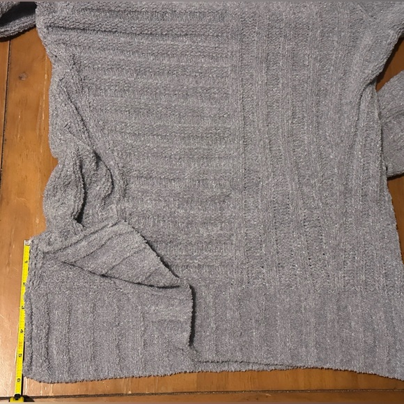 Vera Wang | Oversized Grey Tunic Hooded Sweatshirt | XS | Simply Vera Vera Wang - Picture 7 of 15